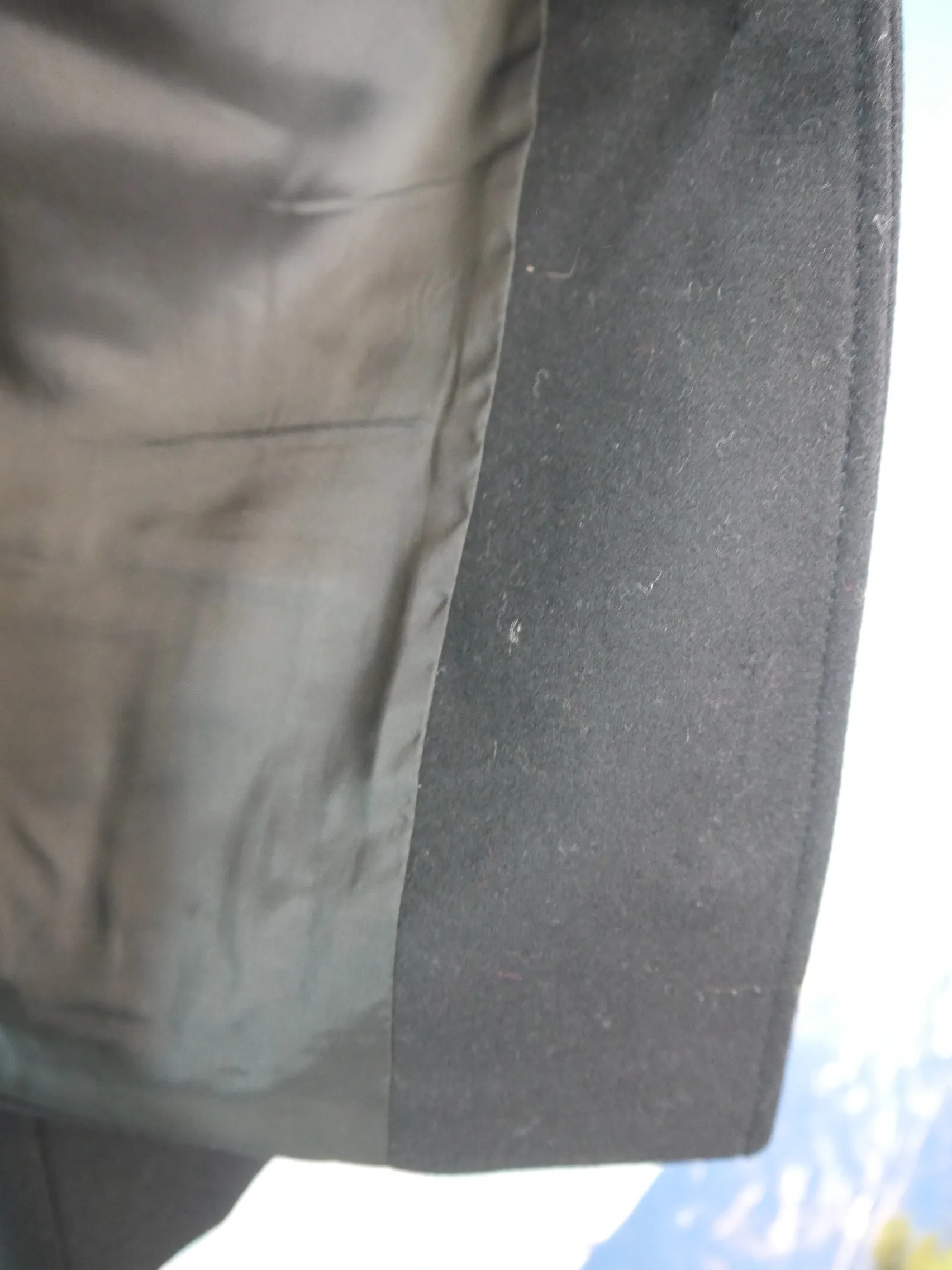 Basler schwarz Loden mit Samtschleife wunderschöne Trachtenjacke Jacke Gr.46
